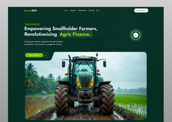 AgriTech Web App