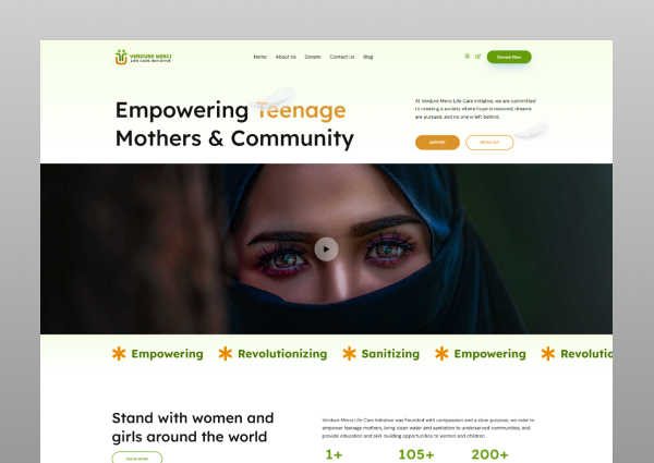 Verdure Merci NGO Website